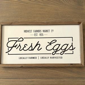 Farmhouse Fresh Eggs Wall Decor